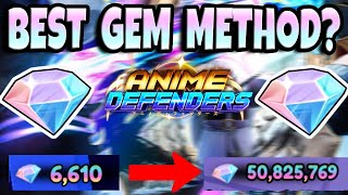 What Is The Best Way To Get Gems In Update 3  Anime Defenders [upl. by Agneta]