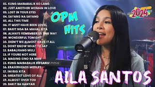 Nonstop Slow Rock Love Song Cover By AILA SANTOS 2024  Kung Maibabalik Ko Lang Lost In Your Eyes [upl. by Naujik443]