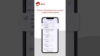 How to track service requests via Airtel Thanks App [upl. by Nerhe]