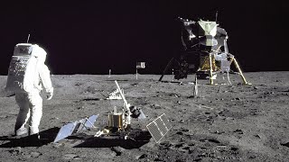 Restored Apollo 11 Moonwalk  Original NASA EVA Mission Video  Walking on the Moon [upl. by Wiltz]