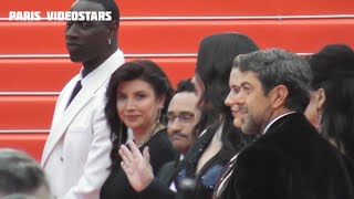 Pierfrancesco Favino Omar Sy on the red carpet  Cannes 14 may 2024 Film Festival [upl. by Ainirtak64]