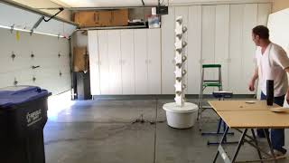 DIY Vertical Aeroponics Grow Tower Assembly [upl. by Mateo]