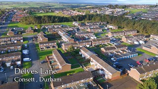 🛸 Flybe Over Delves Lane  Consett 🛸 [upl. by Mercie]