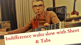 Tony Murenas Indifference waltz slow with sheet amp tabs [upl. by Asen458]