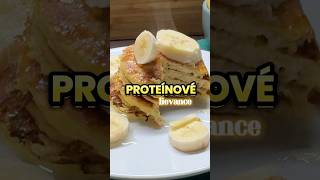 Proteínové lievance bez proteínového prášku 👌recipe health diet pancakes yummy [upl. by Llekcor]