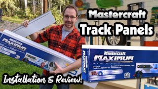 Mastercraft Maximum Track Panels  Install amp Review of the Canadian Tire Slat Wall Storage System [upl. by Ultima987]