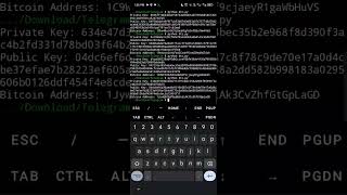 Bitcoin Private Key Finder using termux [upl. by Leggett]