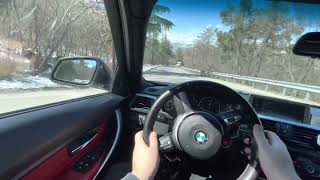 BMW F30 335i with LSD Uphill Drift [upl. by Nohsreg]