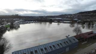 Storm Desmond Flood Damage Kendal December 2015 [upl. by Norreg]