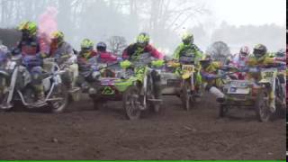 VLM motocross Helchteren 19 februari 2017 zijspannen [upl. by Minica]