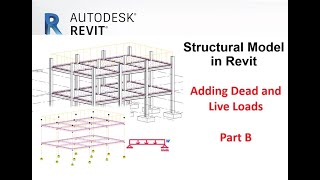 Revit structural model Adding Dead and Live Loads [upl. by Beck765]