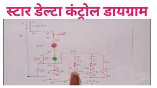 elec star delta motor stater control l वायरिंग diagram Suraj electrical panel in Hindi [upl. by Mcfarland579]