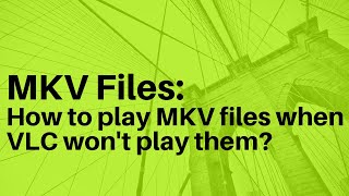 VLC is not playing audio of MKV file how to solve it Use Kodi Player instead [upl. by Phares]