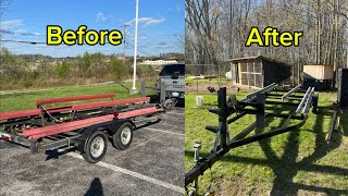 Pontoon Trailer Restoration [upl. by Evvie]