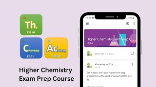 Introducing the NEW Higher Chemistry Exam Prep Course [upl. by Erleena]