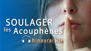 Acouphènes Solution  Traitement et Guérison avec bruit blanc Naturel Binaural 3D [upl. by Alboran]