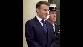 French President Macron meets with NATO SecretaryGeneral Rutte [upl. by Lister]