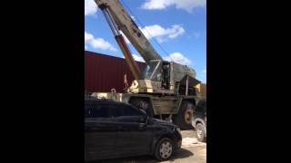 1978 Drott MC2500 30 Ton Rough Terrain Crane [upl. by Harlie]