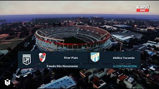 River Plate vs Atletico Tucuman ● liga Profesional 2024 ● PES 2021 [upl. by Atiram423]