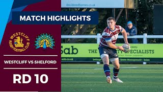 RD10 HIGHLIGHTS Westcliff vs Shelford Mens 1st XV [upl. by Yeleen]