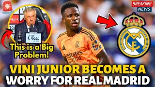 🚨URGENT VINI JUNIOR BECOMES A CONCERN FOR REAL MADRID AFTER THE MATCH REAL MADRID NEWS [upl. by Aliuqat]