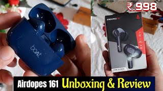 Boat Airdopes 161 Unboxing and Review [upl. by Nire]