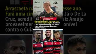 Arrascaeta não volta a jogar no Flamengo em 2024 shorts [upl. by Adalie]