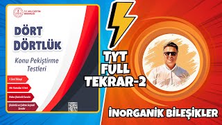 2İNORGANİK BİLEŞİKLER full tekrar TYT biyoloji ibrahimdem [upl. by Uwkuhceki]