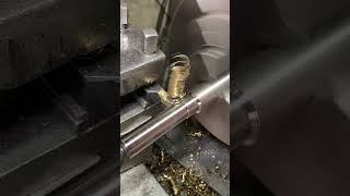 Hard shaft cutting process in lathe machine in machinist workshop hardwork youtubeshorts cnc [upl. by Janice]