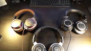 The best of audio technica M50X M70X amp MSR7  The Trifecta Review [upl. by Atse214]