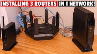 HOW TO CONNECT 2 ROUTERS IN 1 NETWORK  HOME NETWORKING FOR BEGINNERS 2024 [upl. by Llemert]