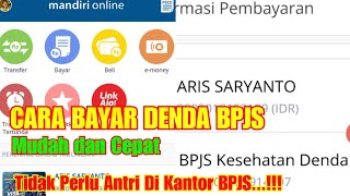 Cara Membayar Denda BPJS Via Mobile Banking Mandiri [upl. by Tabb]