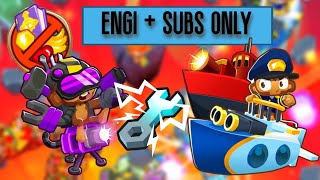 Infernal Chimps w only Subs  Engis by Skucha  BTD6 [upl. by Koslo]