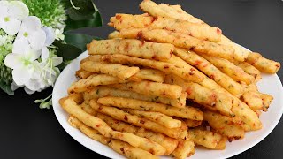 When you have 3 potatoes make these crispy potato sticks so delicious that I cook almost everyday [upl. by Eltsryk]