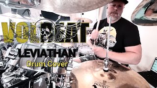 VOLBEAT  quotLeviathanquot  DRUM COVER HQHD [upl. by Izmar]