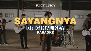 KARAOKE Juicy Luicy  Sayangnya ORIGINAL KEY [upl. by Marlette]