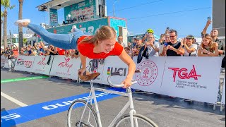 Street Performance Artistic Bike from Violalovescycling Tour of Turkiye [upl. by Lyn894]