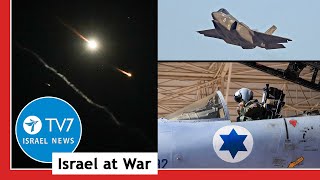 Israel ready for allout war US deploys F22 squadrons Iran struck in Syria TV7 Israel News 0908 [upl. by Cosenza]