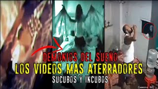 TOP 5 Vídeos Aterradores de Demonios del sueño Íncubus y Súcubos  videos de TERROR REALES 2022 [upl. by Gabriello]