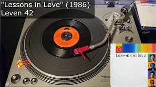 quotLessons in Lovequot  Level 42 Polydor 1986 45 RPM Vinyl rip [upl. by Recneps]