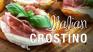 Crostino Recipe The Perfect Appetizer and Snack  The Pasta Queen [upl. by Annodahs]