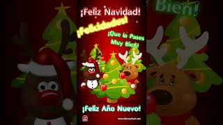 Mensajes de Navidad Divertidos Tarjeta de Navidad Animadas [upl. by Mahon667]