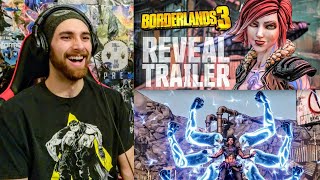 Borderlands 3 Official Reveal TRAILER REACTION [upl. by Eillib]