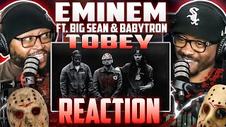 Eminem  Tobey Ft Big Sean amp BabyTron  REACTION eminem rap music reaction [upl. by Llennahs]