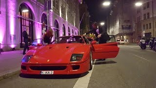 Ferrari F40 and Lamborghini Gallardo sound [upl. by Ithsav]