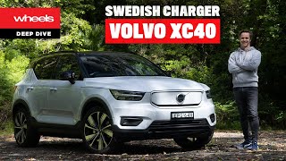 2022 Volvo XC40 Recharge Pure Electric Review  Wheels Australia [upl. by Aibsel676]