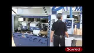 Weinig Powermat Moulder quick set up [upl. by Remmer]