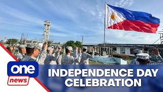 Pagasa Island celebrates Independence Day [upl. by Ahsimot548]