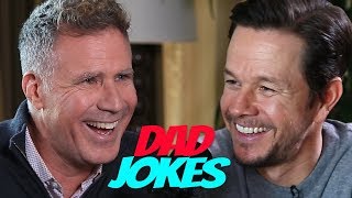 Dad Jokes  You Laugh You Lose  Will Ferrell vs Mark Wahlberg  All Def [upl. by Tneicniv]