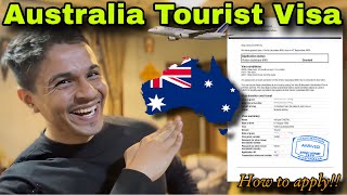 AUSTRALIA TOURIST VISA  How to apply  complete guide [upl. by Nakah137]